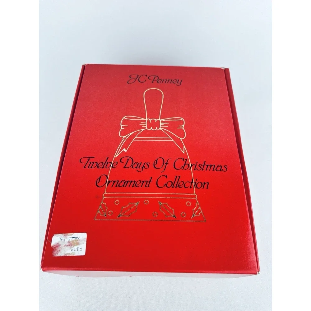 Vintage JC Penney 12 Days of Christmas Porcelain Hand‎ Painted Bells Collection